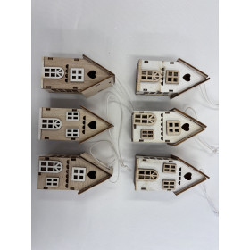 Drewniany Domek- Zawieszka