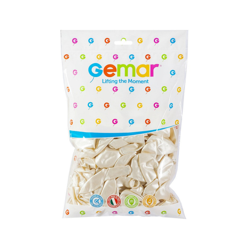 Balon metalizowany perłowy 10" Gemar- opak 100 szt. | Eltom Hurtownia