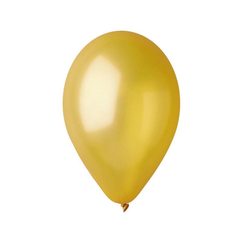 Balon metalizowany złoty 10" Gemar- opak 100 szt. | Eltom Hurtownia