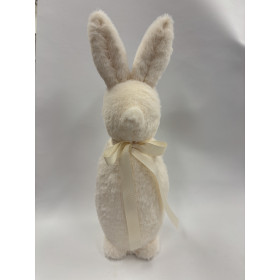 Królik pokryty pluszem- Kremowy 40 cm