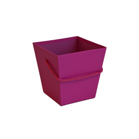 Pudełko Trapez ze Sznurkiem- Magenta