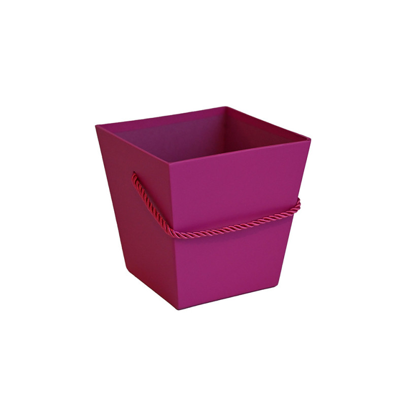 Pudełko Trapez ze Sznurkiem- Magenta
