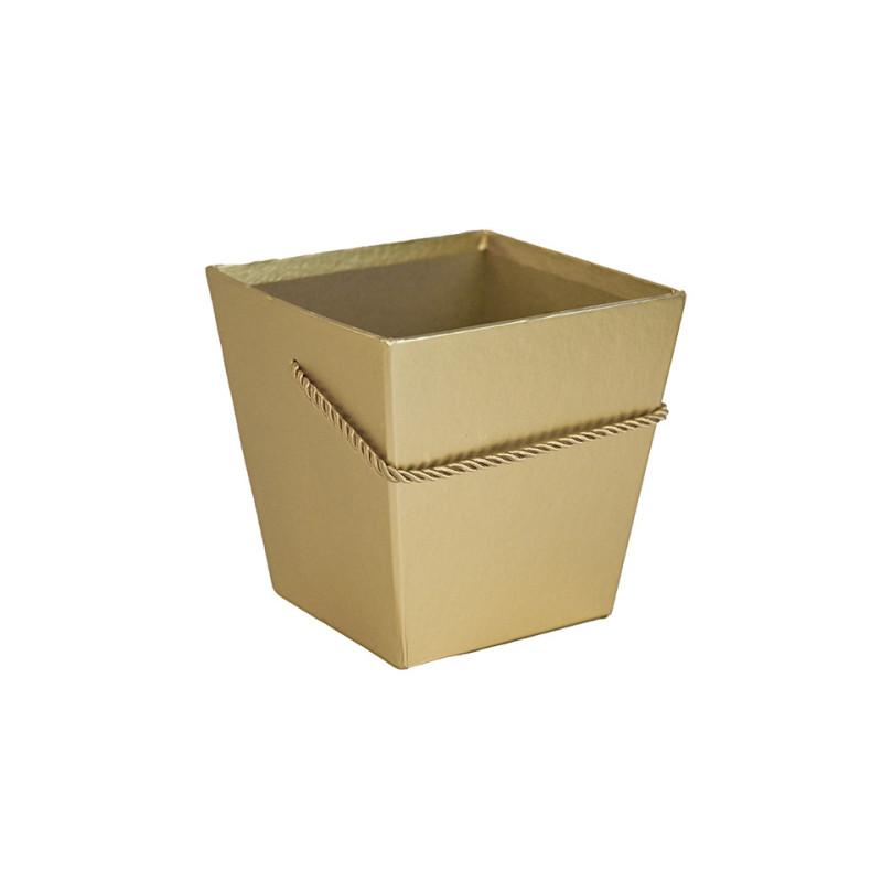 Pudełko Trapez ze Sznurkiem- Beżowy