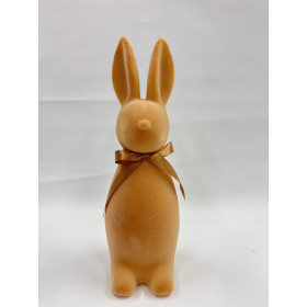 Zając flockowany- Beżowy 30cm