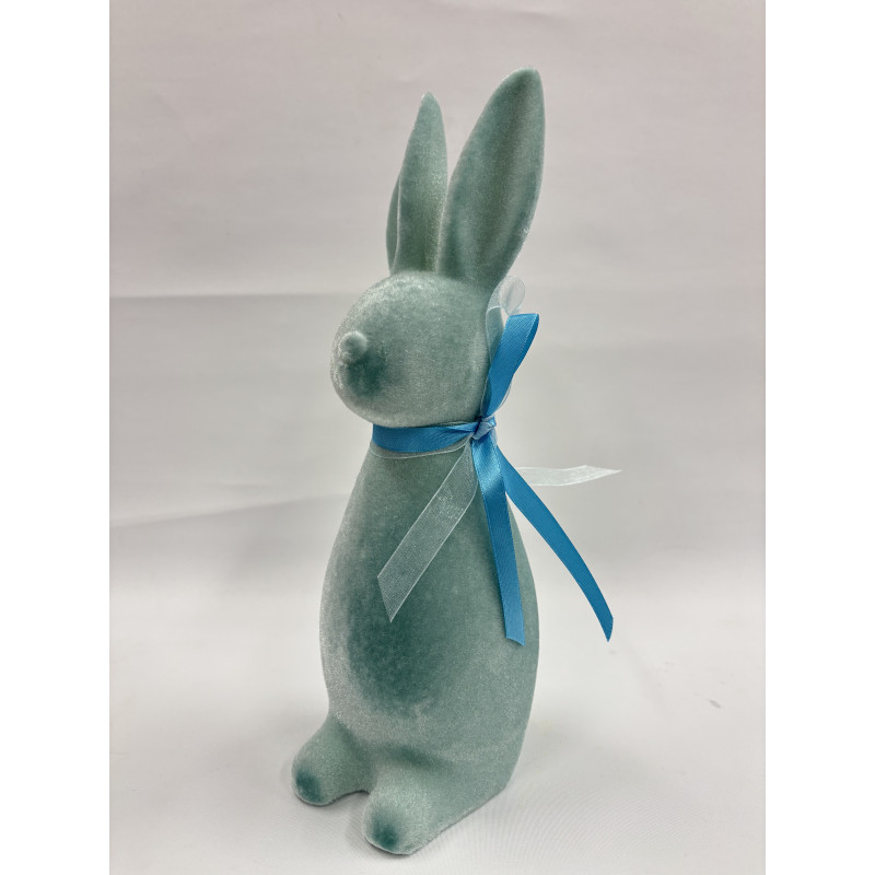 Zając flockowany- Morski 30cm