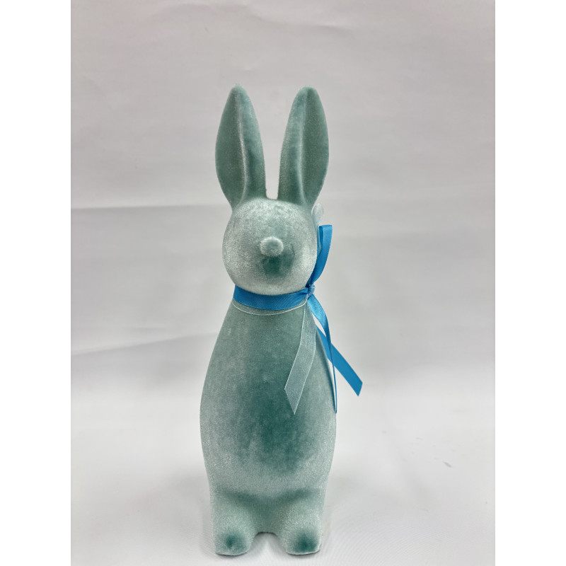 Zając flockowany- Morski 30cm