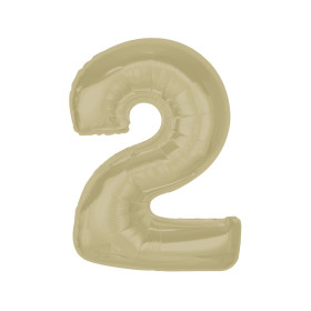 Balon foliowy- Cyferka latte 2