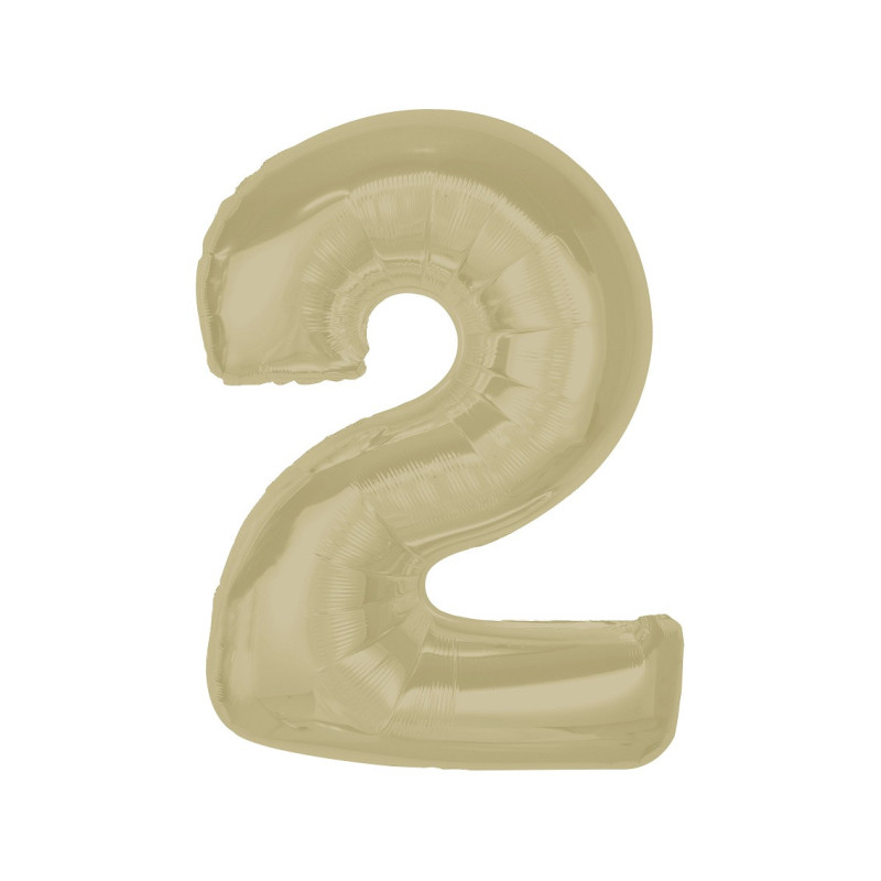 Balon foliowy- Cyferka latte 2