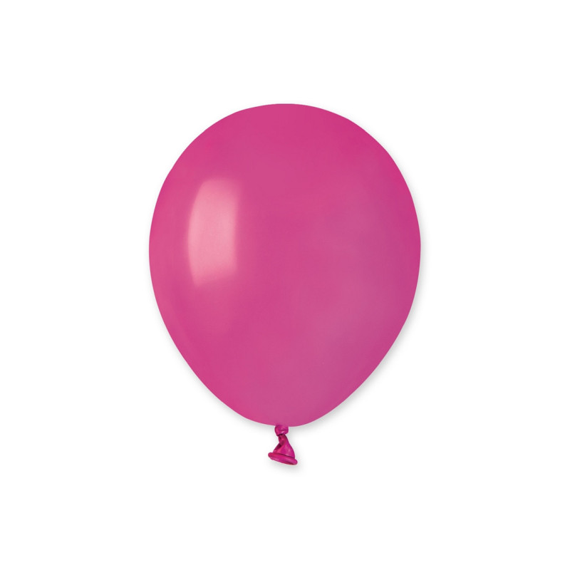 Balon Pastel- Ciemnoróżowy 5"
