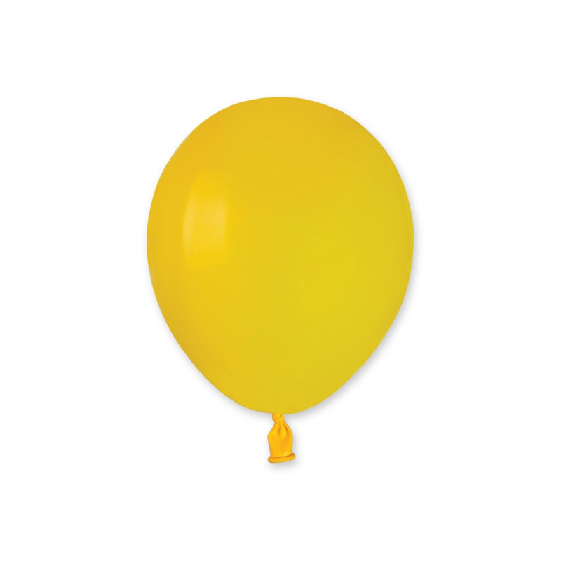 Balon Pastel- Żółty 5"