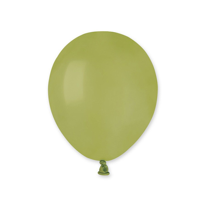 Balon Pastel- Zielona Oliwka 12"
