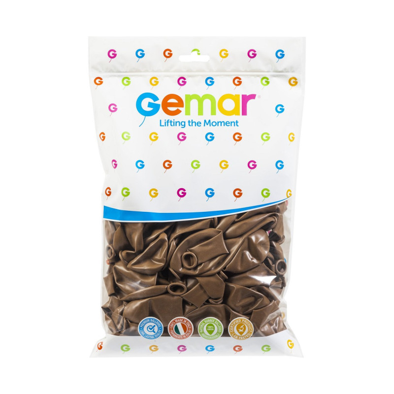 Balon Pastel- Kawowy 12"