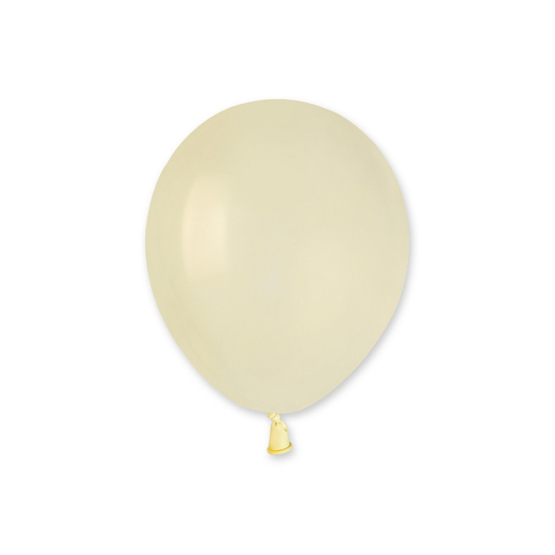 Balon Pastel- Kość Słoniowa 5"