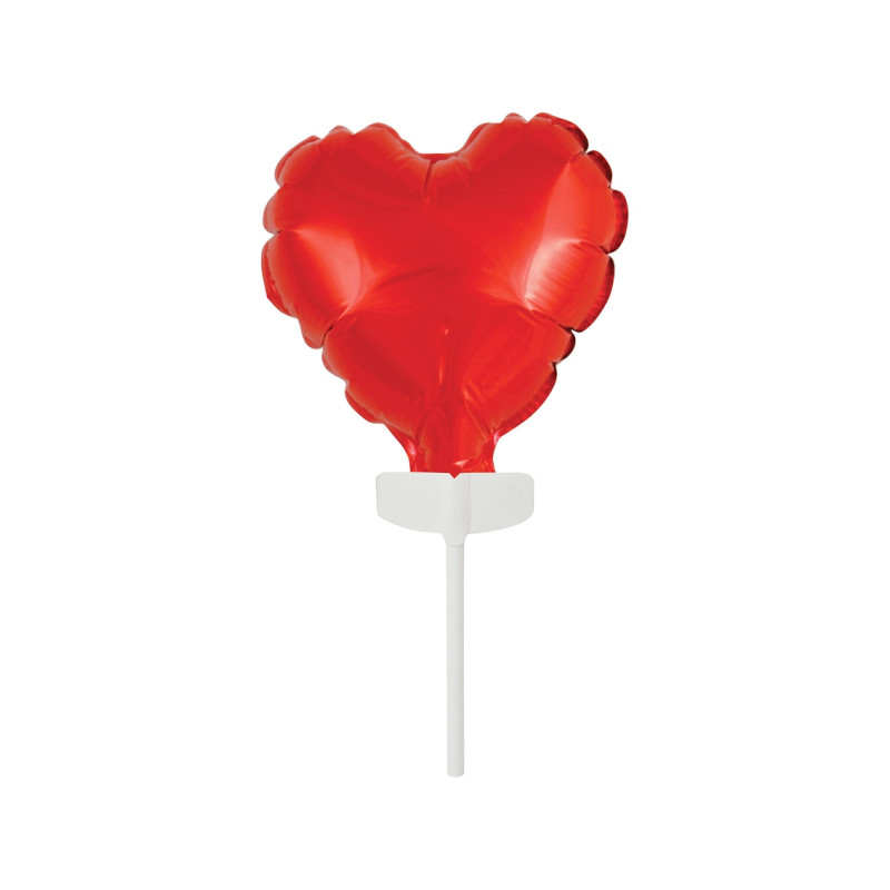 Balon foliowy- Serce na Patyczku
