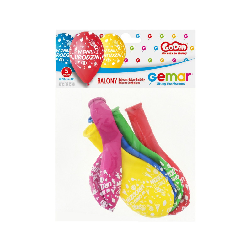 Balony Gumowe-  W Dniu Urodzin