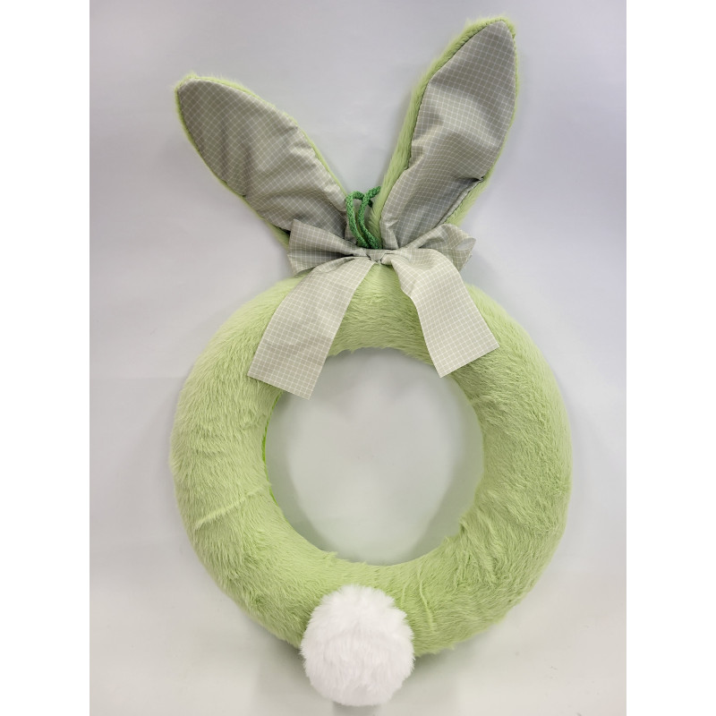 Wianek z Uszkami Zająca- Zielony