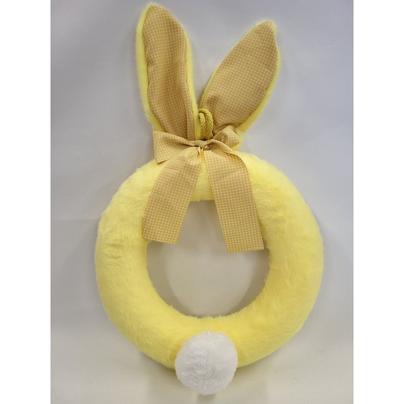 Wianek z Uszkami Zająca- Żółty