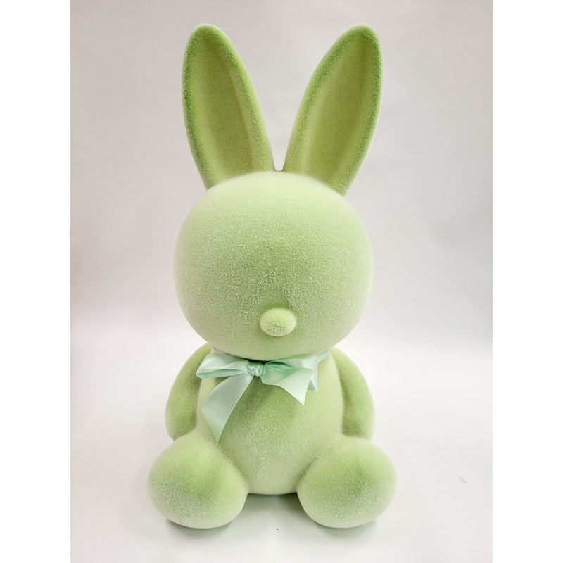 Zając Baby Flockowany- Zielony