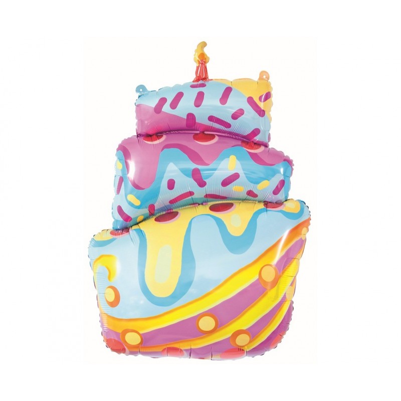 Balon foliowy- Tort z lukrem